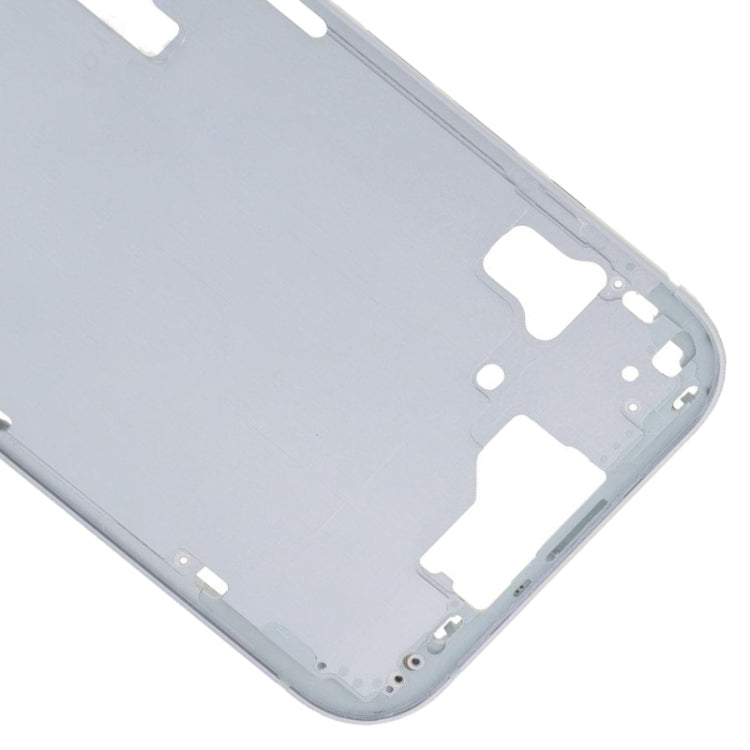 iPhone 15 Middle Frame Bezel Plate with Side Keys & Card Tray Replacement (CE EU Version, Blue)