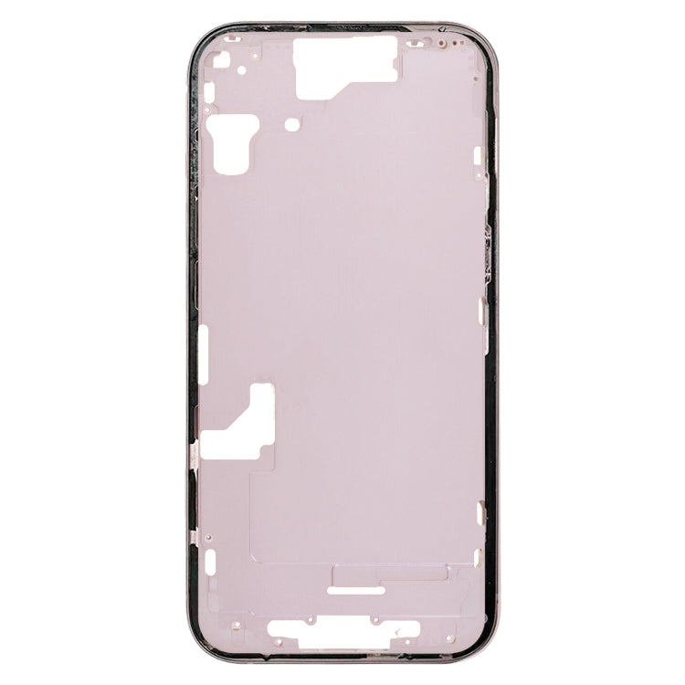 iPhone 15 Replacement Middle Frame Bezel Plate with Side Keys & Card Tray (CE EU Version, Pink)