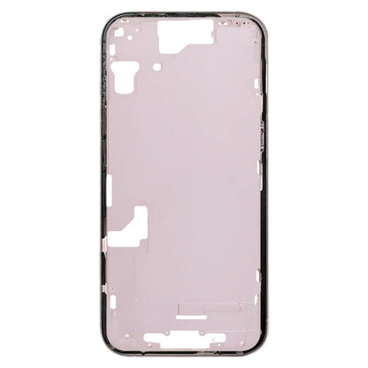iPhone 15 Replacement Middle Frame Bezel Plate with Side Keys & Card Tray (CE EU Version, Pink)