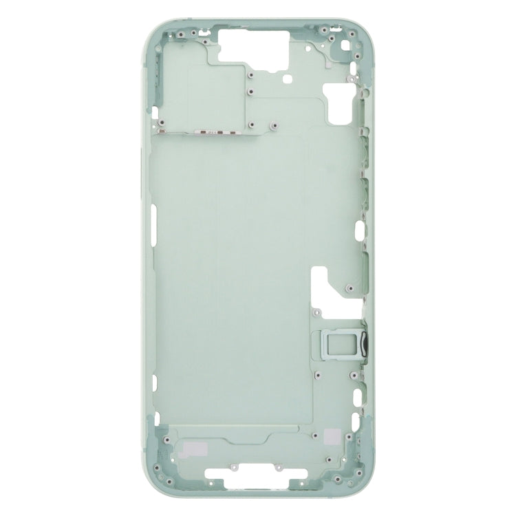 iPhone 15 Plus Green Middle Frame Bezel Plate with Side Keys & Card Tray Replacement (China Version)