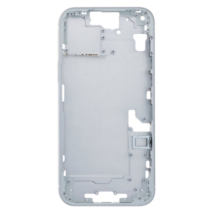 iPhone 15 Plus Middle Frame Bezel Plate with Side Keys & Card Tray (China Version, Blue) - Replacement Part