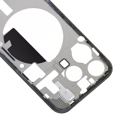 iPhone 15 Pro Replacement Middle Frame Bezel Plate with Side Keys & Card Tray (China Version, Black)