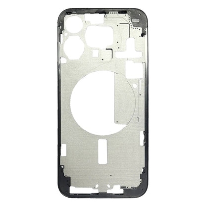 iPhone 15 Pro Max Middle Frame Bezel Plate with Side Keys & Card Tray (China Version, Black) - Replacement Part