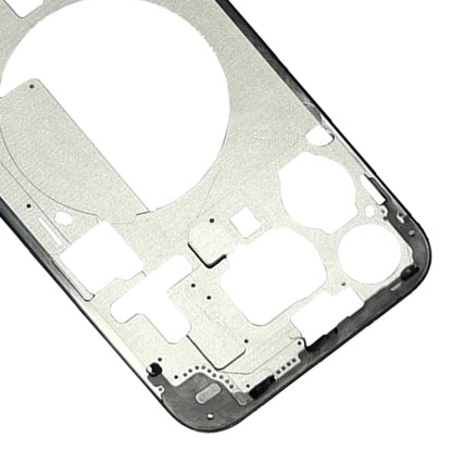 iPhone 15 Pro Max Middle Frame Bezel Plate with Side Keys & Card Tray (China Version, Black) - Replacement Part