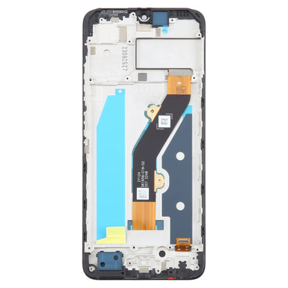 Infinix Hot 30i X669 OEM LCD Screen Digitizer Assembly with Frame - Complete Replacement Part