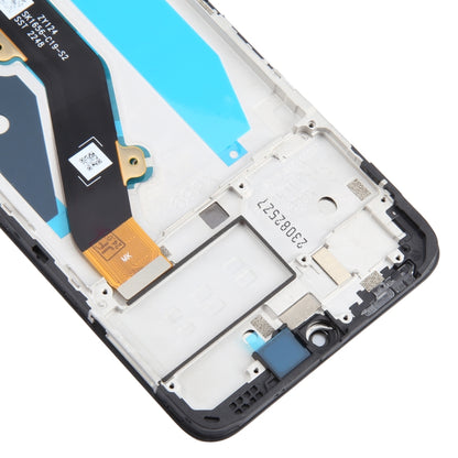Infinix Hot 30i X669 OEM LCD Screen Digitizer Assembly with Frame - Complete Replacement Part