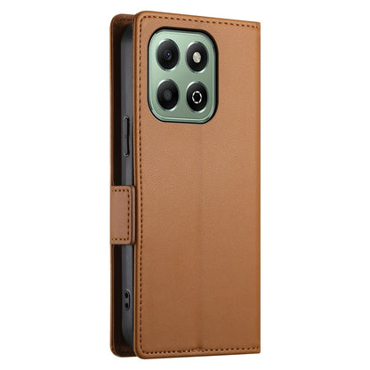 Honor X6b Magnetic Leather Wallet Case with Card Slots, Stand Function & Full Protection