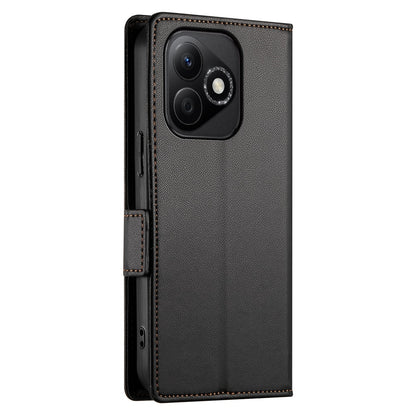 Honor X60i Magnetic Leather Wallet Case with Card Slots, Stand Function & Full Protection