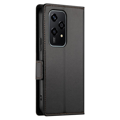 Honor 200 Lite Magnetic Leather Wallet Case with Card Slots, Stand Function & Full Protection