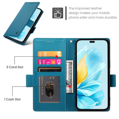 Honor 200 Lite Magnetic Leather Wallet Case with Card Slots, Stand Function & Full Protection
