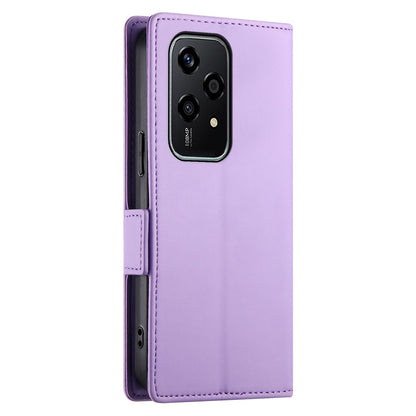 Honor 200 Lite Magnetic Leather Wallet Case with Card Slots, Stand Function & Full Protection