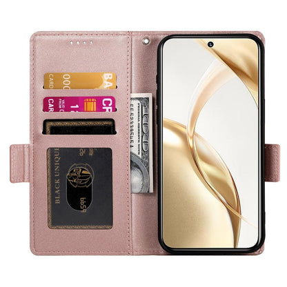 Honor 300 Pro Magnetic Leather Wallet Case with Card Slots, Stand Function & Full Protection