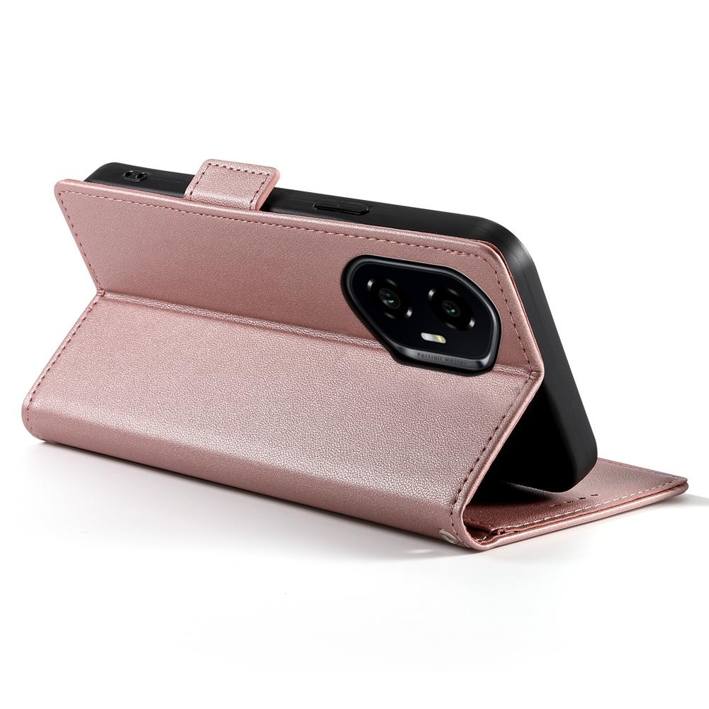 Honor 300 Pro Magnetic Leather Wallet Case with Card Slots, Stand Function & Full Protection