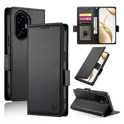 Honor 300 Pro Magnetic Leather Wallet Case with Card Slots, Stand Function & Full Protection