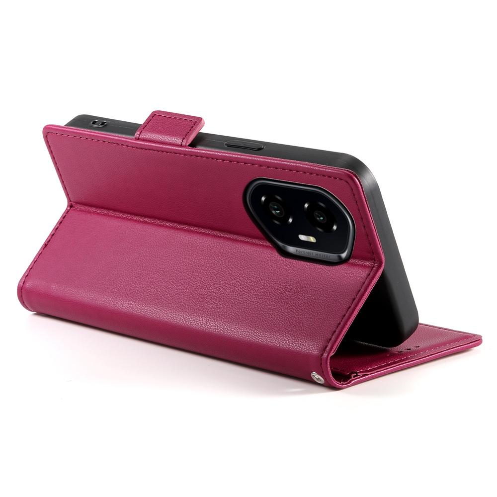 Honor 300 Pro Magnetic Leather Wallet Case with Card Slots, Stand Function & Full Protection