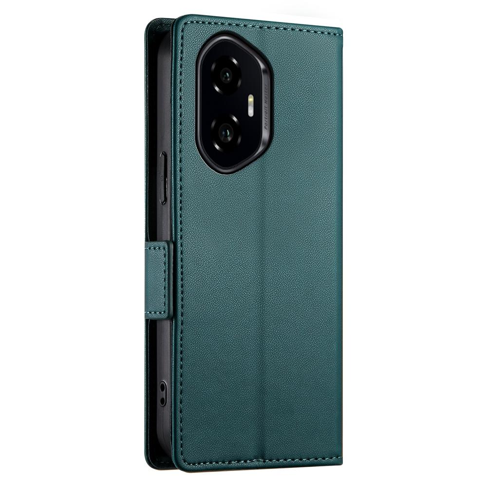 Honor 300 Pro Magnetic Leather Wallet Case with Card Slots, Stand Function & Full Protection