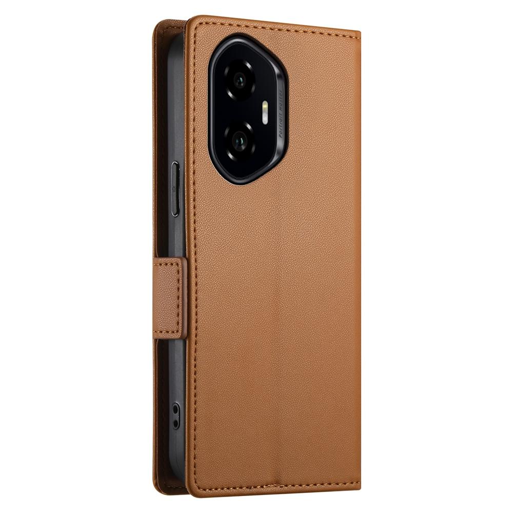 Honor 300 Pro Magnetic Leather Wallet Case with Card Slots, Stand Function & Full Protection