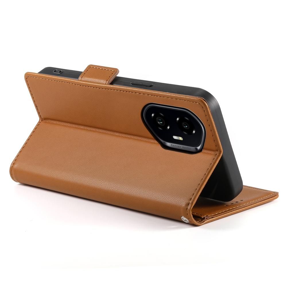 Honor 300 Pro Magnetic Leather Wallet Case with Card Slots, Stand Function & Full Protection