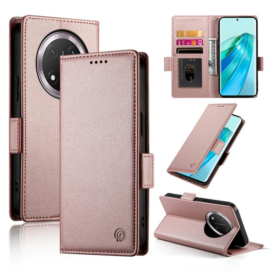 Honor X9c Global Magnetic Leather Wallet Case with Card Slots, Stand Function & Full Protection