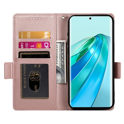 Magic7 Lite Magnetic Leather Wallet Case with Card Slots, Stand Function & Full Protection