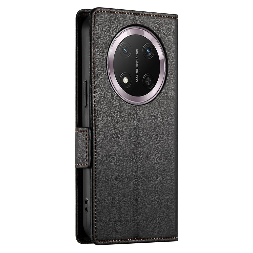 Magic7 Lite Magnetic Leather Wallet Case with Card Slots, Stand Function & Full Protection
