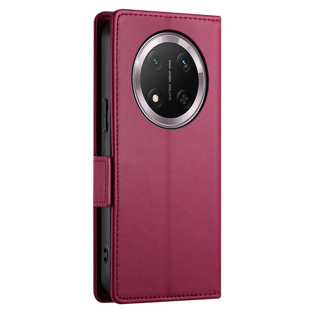 Magic7 Lite Magnetic Leather Wallet Case with Card Slots, Stand Function & Full Protection