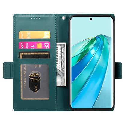 Magic7 Lite Magnetic Leather Wallet Case with Card Slots, Stand Function & Full Protection