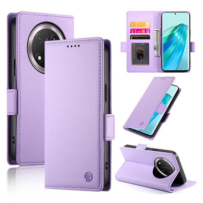 Honor X9c Global Magnetic Leather Wallet Case with Card Slots, Stand Function & Full Protection