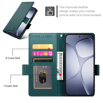 Redmi K70 Ultra Magnetic Leather Wallet Case with Card Slots, Stand Function & Full Protection