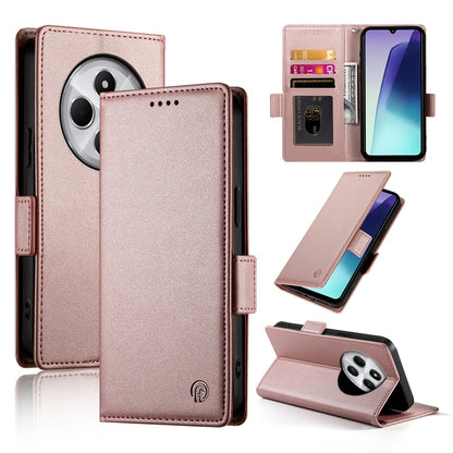 Redmi 14C 4G Magnetic Leather Wallet Case with Card Slots, Stand Function & Full Protection