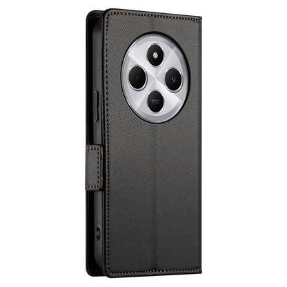 Redmi 14C 4G Magnetic Leather Wallet Case with Card Slots, Stand Function & Full Protection