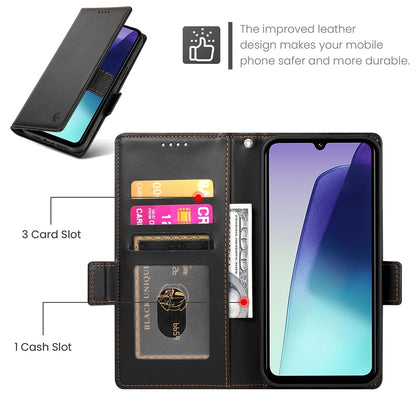 Redmi 14C 4G Magnetic Leather Wallet Case with Card Slots, Stand Function & Full Protection