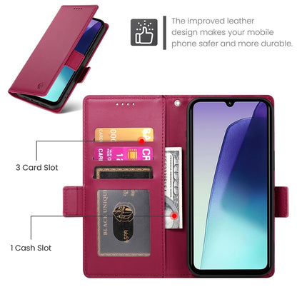 Redmi 14C 4G Magnetic Leather Wallet Case with Card Slots, Stand Function & Full Protection