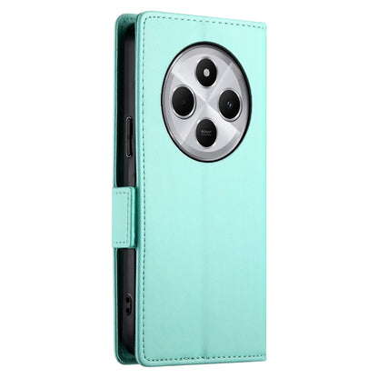 Redmi 14C 4G Magnetic Leather Wallet Case with Card Slots, Stand Function & Full Protection