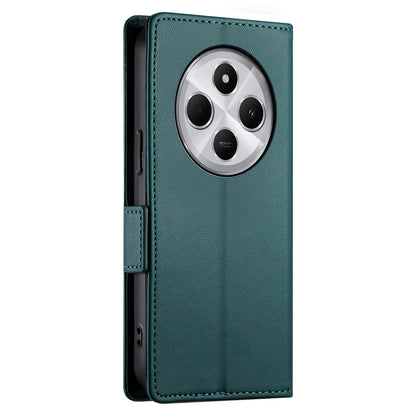Redmi 14C 4G Magnetic Leather Wallet Case with Card Slots, Stand Function & Full Protection