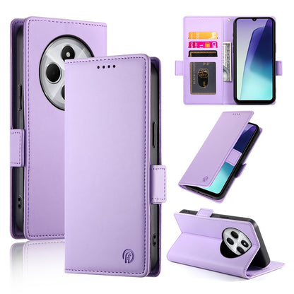 Redmi 14C 4G Magnetic Leather Wallet Case with Card Slots, Stand Function & Full Protection