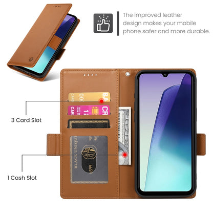 Redmi 14C 4G Magnetic Leather Wallet Case with Card Slots, Stand Function & Full Protection