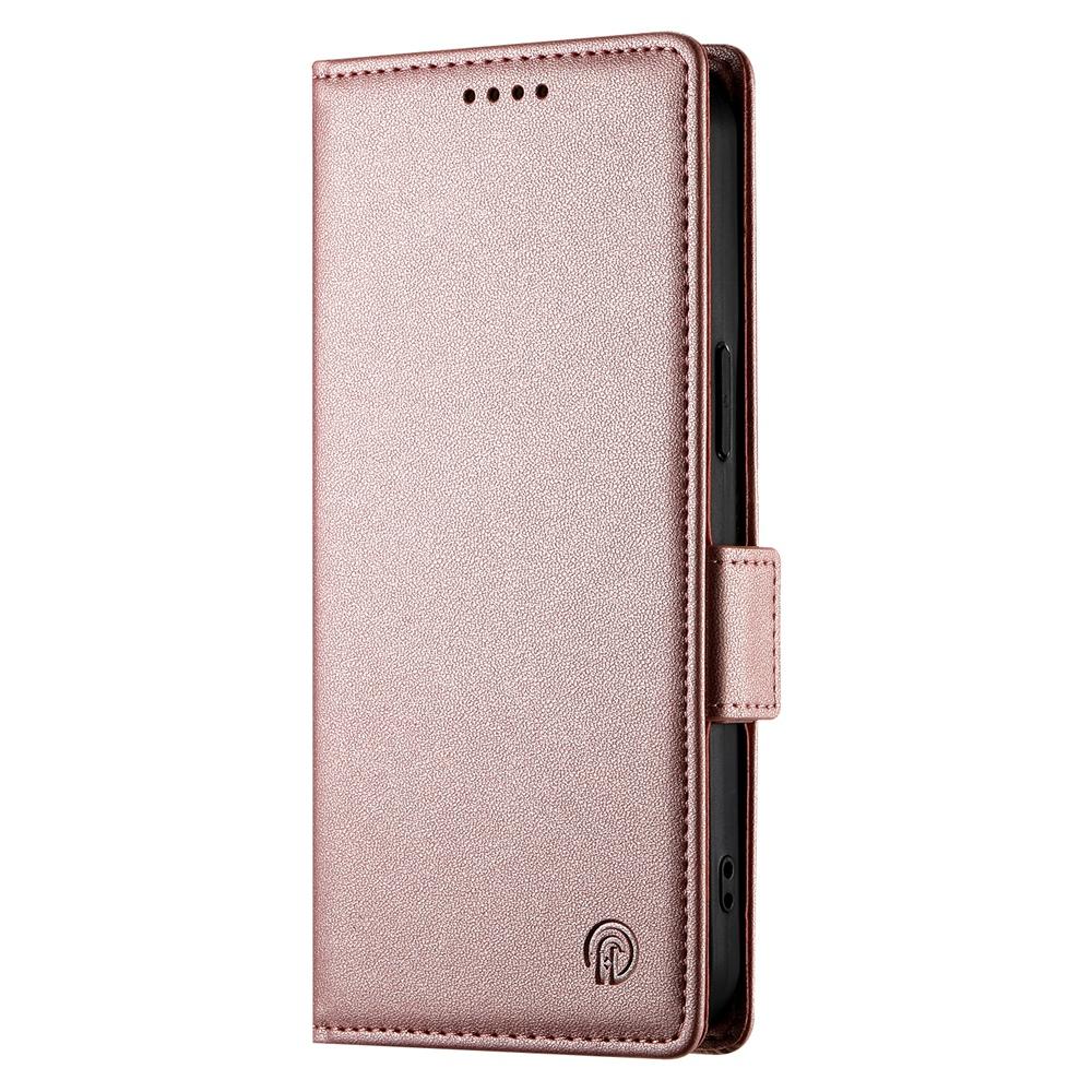 Redmi Note 14 4G Magnetic Leather Wallet Case with Card Slots, Stand Function & Full Protection