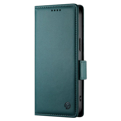 Redmi Note 14 4G Magnetic Leather Wallet Case with Card Slots, Stand Function & Full Protection