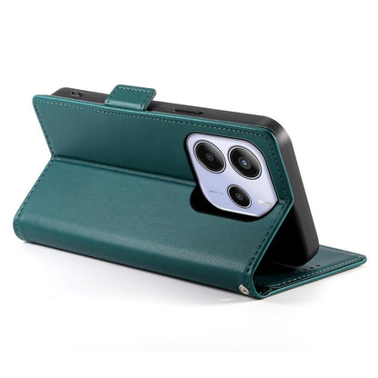 Redmi Note 14 4G Magnetic Leather Wallet Case with Card Slots, Stand Function & Full Protection