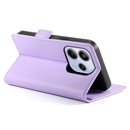 Redmi Note 14 4G Magnetic Leather Wallet Case with Card Slots, Stand Function & Full Protection