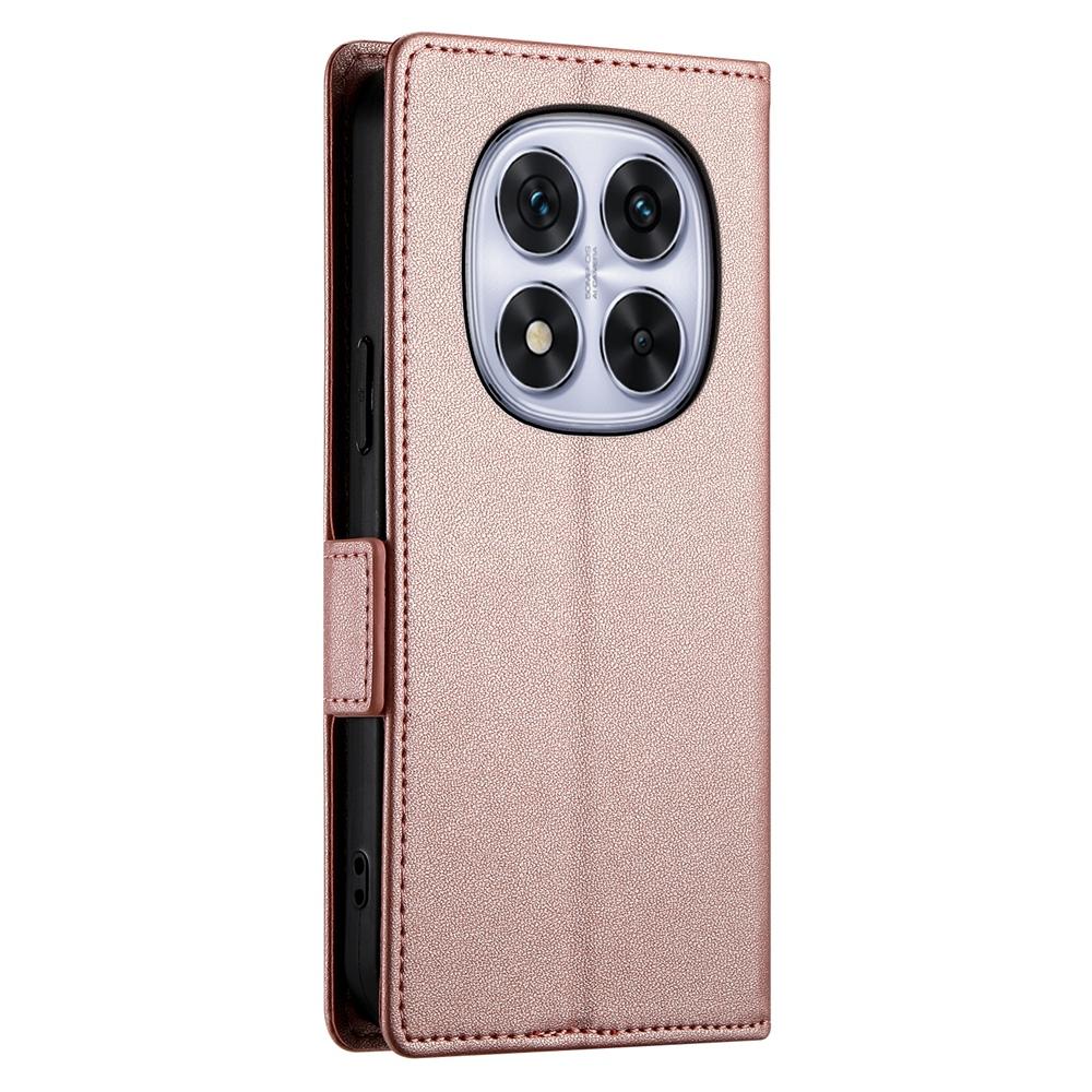 Redmi Note 14 Pro 4G Magnetic Leather Wallet Case with Card Slots, Stand Function & Full Protection