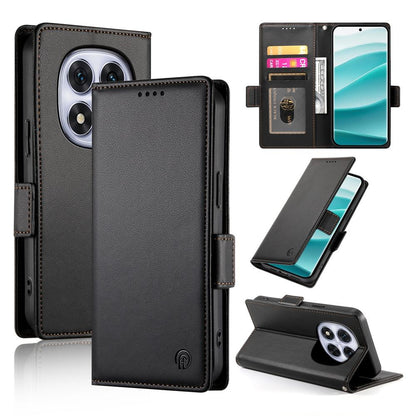 Redmi Note 14 Pro 4G Magnetic Leather Wallet Case with Card Slots, Stand Function & Full Protection