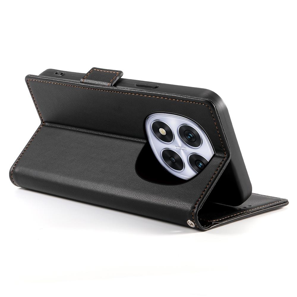 Redmi Note 14 Pro 4G Magnetic Leather Wallet Case with Card Slots, Stand Function & Full Protection