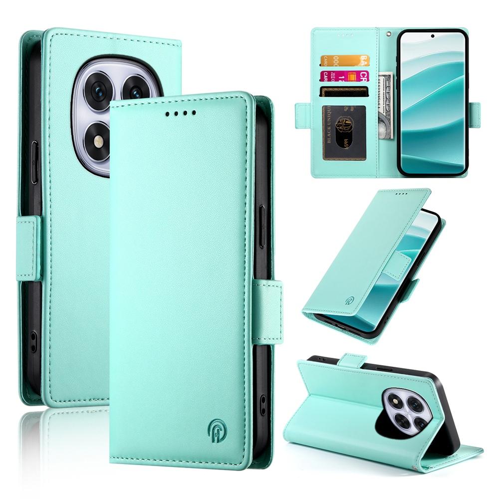 Redmi Note 14 Pro 4G Magnetic Leather Wallet Case with Card Slots, Stand Function & Full Protection
