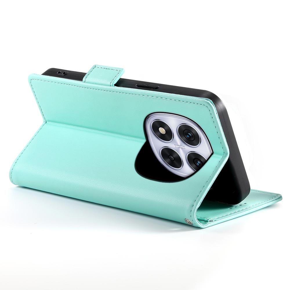 Redmi Note 14 Pro 4G Magnetic Leather Wallet Case with Card Slots, Stand Function & Full Protection