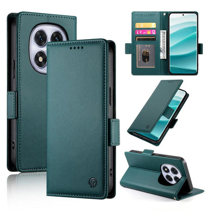Redmi Note 14 Pro 4G Magnetic Leather Wallet Case with Card Slots, Stand Function & Full Protection