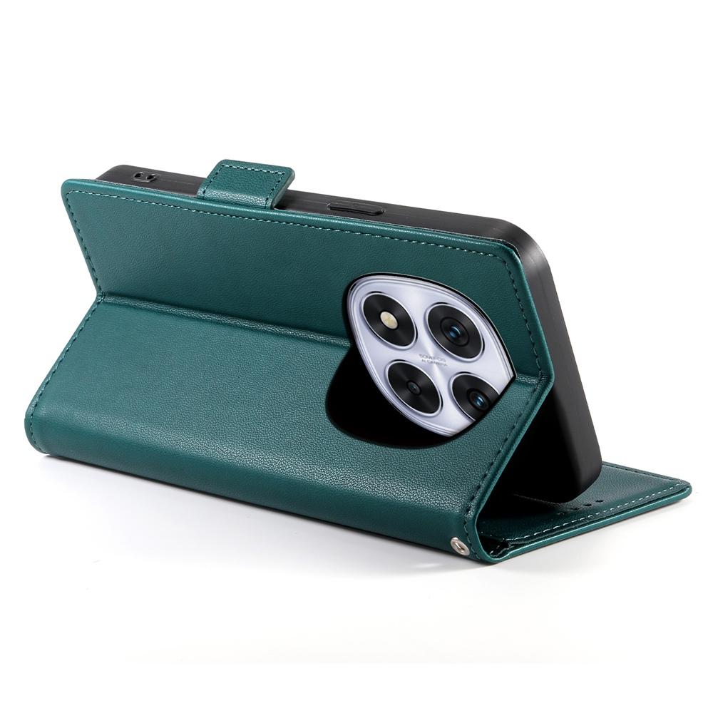 Redmi Note 14 Pro 4G Magnetic Leather Wallet Case with Card Slots, Stand Function & Full Protection