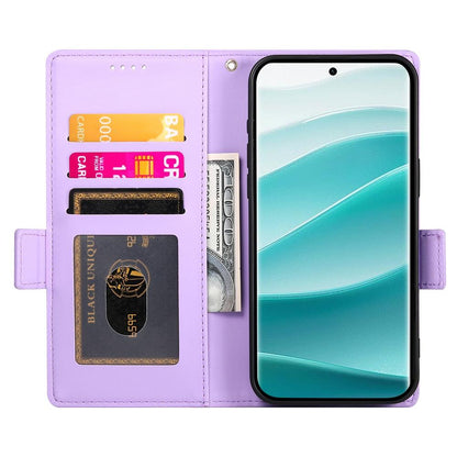 Redmi Note 14 Pro 4G Magnetic Leather Wallet Case with Card Slots, Stand Function & Full Protection