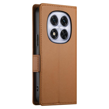 Redmi Note 14 Pro 4G Magnetic Leather Wallet Case with Card Slots, Stand Function & Full Protection